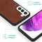 iMoshion Hoesje Geschikt voor Samsung Galaxy S22 Hoesje Met Pasjeshouder - iMoshion Uitneembare 2-in-1 Luxe Bookcase - Bruin