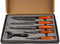 Buccan Cooking - 6-Delige Messenset - Roestvrij staal - Ergonomische houten handvatten (6 stuks)