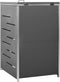 vidaXL - Containerberging - dubbel - 138x77,5x112,5 - cm - roestvrij - staal