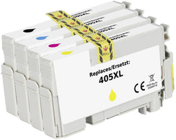 Renkforce RF-5718866 - Inktcartridge - Compatibel met Epson 405XL - Zwart Cyaan Magenta Geel (3-pack)