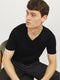 JACK&JONES JACBASIC - Heren T-shirt - V-hals - Maat L (2 stuks)