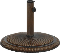 vidaXL - Parasolvoet - 45x45x30 - cm - gietijzer - bronskleurig