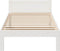 vidaXL - Bedframe - zonder - matras - massief - grenenhout - wit - 80x200 - cm