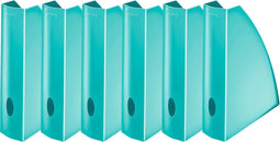 Tijdschiftcassette Leitz WOW ijsblauw - 6 stuks
