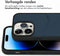 Accezz iPhone 14 Pro - Back Cover - Premium Leather Card Slot - Donkerblauw