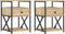 vidaXL - Nachtkastjes - 2 - st - 40x42x55 - cm - bewerkt - hout - sonoma - eikenkleurig