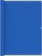 vidaXL - Balkonscherm - 120x500 - cm - HDPE - blauw