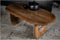 Salontafel Nori ovaal 130x70 cm - bruin