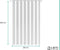 Loti Living Douchegordijn - Waterdicht - Anti Schimmel - Wit 120x200 cm