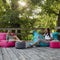 Lumaland XXL zitzak - 140 x 180 cm - 380 liter vulling - Indoor & Outdoor - Roze