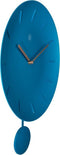 nXt - Wandklok - 30 cm - Plastic - Turqiose - 'Bowl'