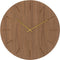 J-Line Rond klok - hout - naturel - Ø 4 cm - woonaccessoires