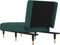 vidaXL - Chaise - longue - fluweel - donkergroen