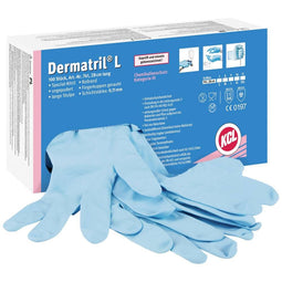 KCL Dermatril L 741 074107081C Wegwerphandschoen 100 stuk(s) Maat (handschoen): 7 EN 455