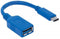 Manhattan 353540 - USB 3.2 Gen 1 Adapter - USB-C naar USB 3.0 type-A - Blauw