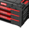 Qbrick System ONE - Drawer 3 Toolbox 2.0 - 3 lades 27 l 587 x 380 x 340 mm zwart