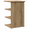 vidaXL Dressoir - 35x35x55 cm - Bewerkte Hout - Vintage Stijl - Artisanaal Eikenkleur