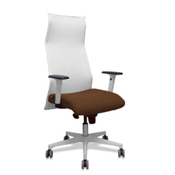 Bureaustoel Piqueras y Crespo 54BR65G Wit Donkerbruin