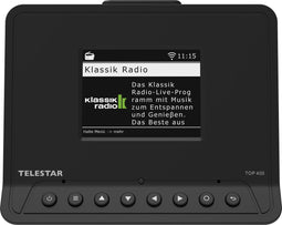 TELESTAR TOP 400 - HiFi Adapter - DAB+ FM Internetradio Bluetooth 5.3 - zwart
