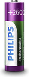 Philips AA Oplaadbare Batterijen - 2600 mAh - NiMH - (8 stuks)
