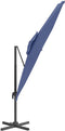 vidaXL - Zweefparasol - met - dubbele - bovenkant - 400x300 - cm - azuurblauw