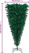 vidaXL - Kunstkerstboom - omgekeerd - met - standaard - 150 - cm - groen
