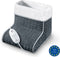 Beurer FW 20 Elektrische Voetenwarmer - 3 Warmtestanden - Tot maat 47 - Snelle opwarming - Automatische uitschakeling - Fleece/Teddy - Voering machinewasbaar - 3 Jaar garantie - Grijs