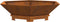 vidaXL - Vuurplaats - Hexagonaal - 100x100x28 - cm - Weerbestendig - Staal