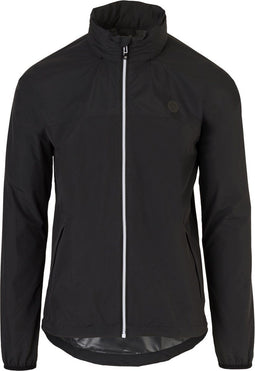 AGU GO Regenjas Essential - Waterdichte en Ademend Regenjas - Unisex - Zwart - L