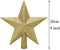 Roegaarden piek kerstboom - Kerstversiering - Goud - 20 CM