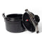 Royal Swiss® Snelkookpan 28 cm - 11 Liter Aluminium Zwart - Duurzaam en Snel - Geschikt voor Alle Warmtebronnen - Perfect voor Gezonde Maaltijden