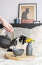 Cosy & Trendy Shinto Theepot - 1L2 - Zwart - Koper Handvat