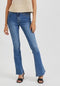 VILA VIEKKO RW FLARED JEANS - Flared Jeans - Stretch - Medium Blue Denim - Maat L X L32