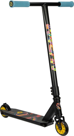 Nijdam Neon Feelin' - Stuntstep - Aluminium frame - Zwart/Blauw