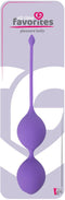 Dream Toys Vaginale balletjes ALL TIME FAVORITES PLEASURE BALLS 29MM Paars