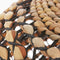 Light & Living Tripoli Hanglamp - Rotan Naturel/Zwart - Ø60x29,5cm