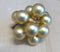 Kerstballetjes glasballetjes goud mat