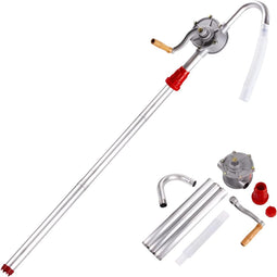LEMOTO C0019 - Olievat Pomp - Aluminium Rotary Hand Crank