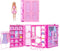 Barbie Super Kledingkast - Modepop met 25+ Stukken en Kaptafel - Roze Glitterkast