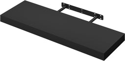 Woltu Zwevende Wandplank - 70 x 22,9 x 3,8 cm - Modern - Zwart