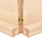 vidaXL - Tafelblad - 160x50x(2-6) - cm - onbehandeld - massief - eikenhout