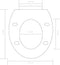 vidaXL - Toiletbril - soft-close - met - quick-release - ontwerp - wit