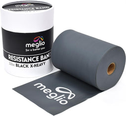 MEGLIO RB23BLK - Weerstandsband - Latexvrij 23 meter - Zwart