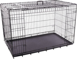 Flamingo Hondenbench Nyo XXL - Opvouwbare draadkooi - 2 deuren - Zwart