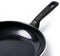 Greenpan Memphis Keramische Anti-aanbak Koekenpan 24 cm - PFAS vrij - Inductie Koekenpan - Ovenbestendig tot 160 graden - Koudgreep - Zwart