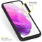 Accezz Liquid Silicone Backcover - Samsung Galaxy S22 - Schokabsorberend - Zwart