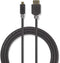 Nedis CVBW34700AT20 - HDMI naar HDMI micro kabel - 200cm - Grijs