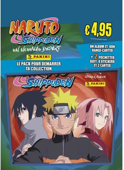 NARUTO SHIPPUDEN 2 - PANINI - Album + kaarthouder + 2 zakken