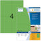 Herma Labels green 105x148 SuperPrint 400 pcs.