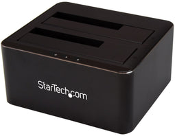 Startech.com SDOCK2U33V - Dual-bay SATA HDD/SSD Docking Station - USB 3.0 - Zwart